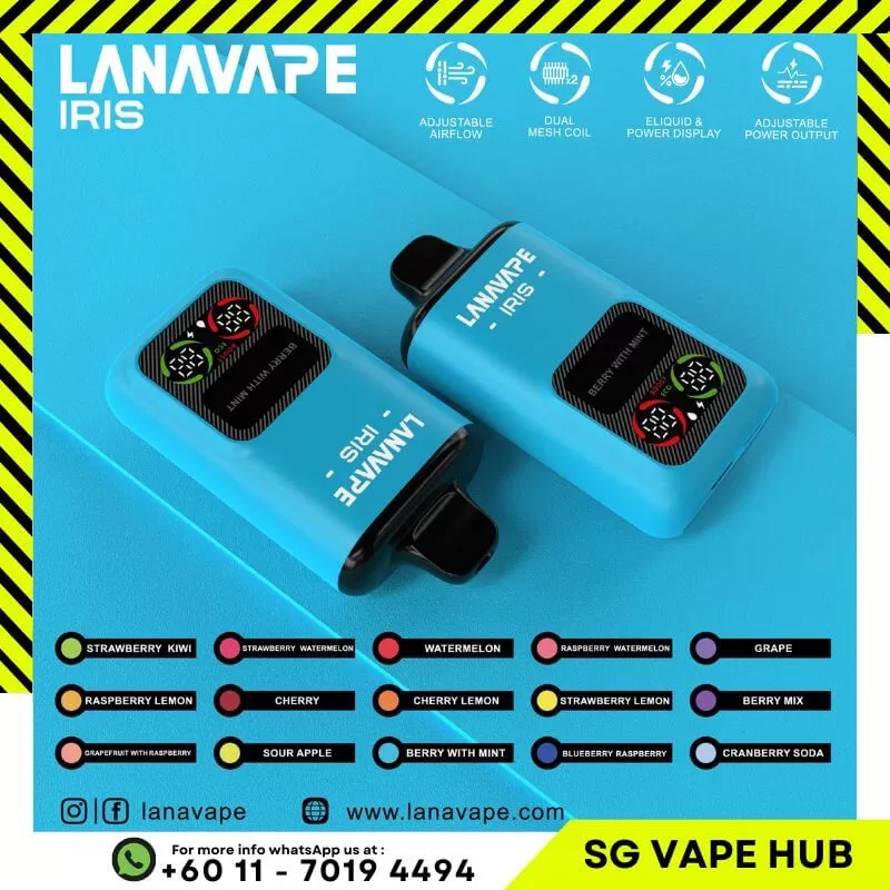 LANA IRIS 30000 Puff - Peach Strawberry - Image 2