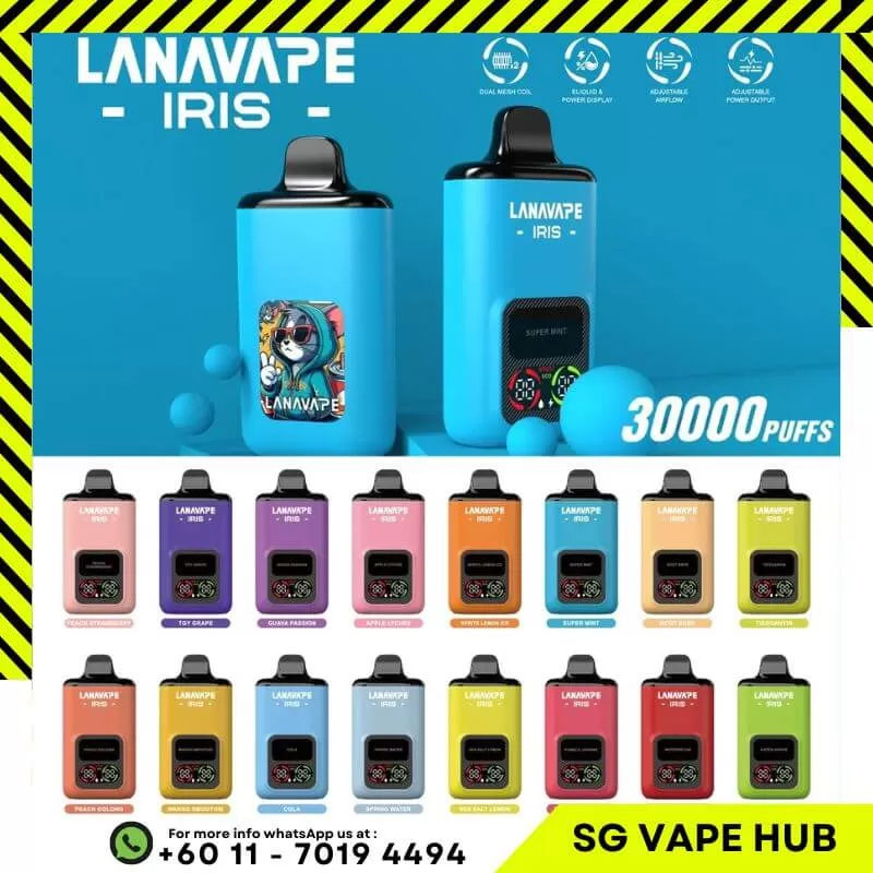 LANA IRIS 30000 Puff - Peach Strawberry - Image 3