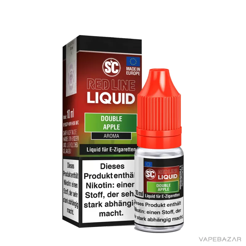 SC Red Line Liquid – Double Apple - Nikotinfrei, 18mg/ml; Doppelapfel - Image 2