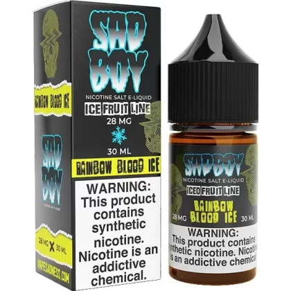 Rainbow Blood Ice Salt by Sadboy Salts 30ml - Strength#28MG>48MG