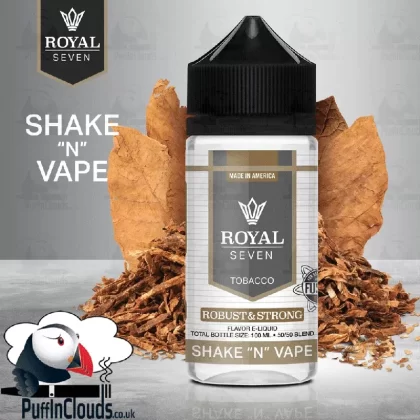 Royal Seven Robust & Strong Tobacco Shake n Vape E-Liquid (50ml 0mg)