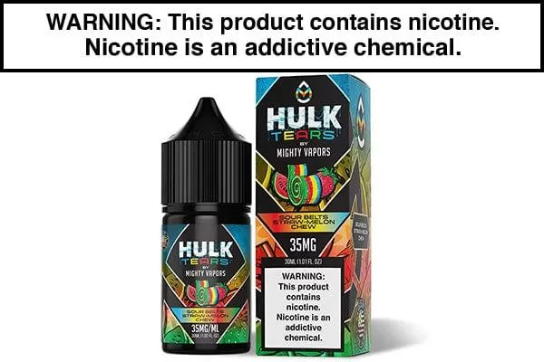 SOUR BELTS BY HULK TEARS SALT 30ML - Vapejuice