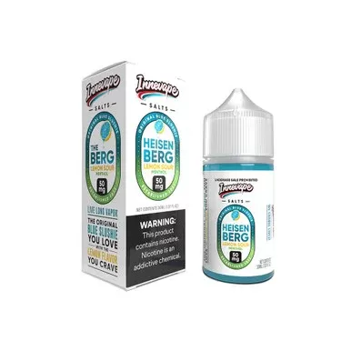 Heisenberg Lemon Sour Menthol Innevape Salts 30mL - Nicotine Level#24mg>35mg>50mg