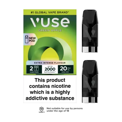 Green Apple Vuse Pro Pods - Vapeshop Co