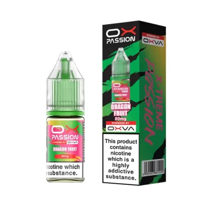 Dragon Fruit 10ml Nic Salt E-Liquid by OXVA Ox Passion - 5mg - Low Strength