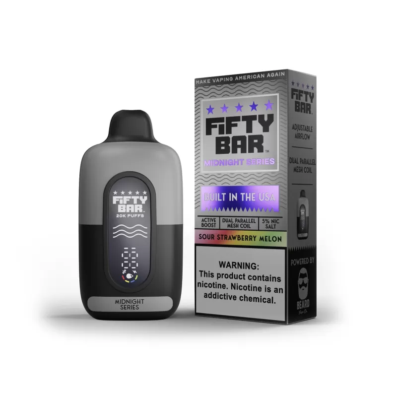 Fifty Bar Midnight Series 20K Disposable Vape