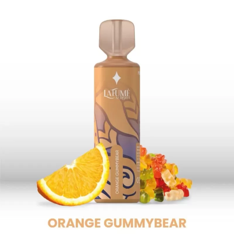 La Fume Aurora – Orange Gummybear - La Fume / Glycerin / Nikotinsalz / 2-isopropyl-N,2,3 -trimethylbutyramide / Aromastoffe / Nikotin / ca. 600 / 380 mAh / 20mg/ml - Image 2