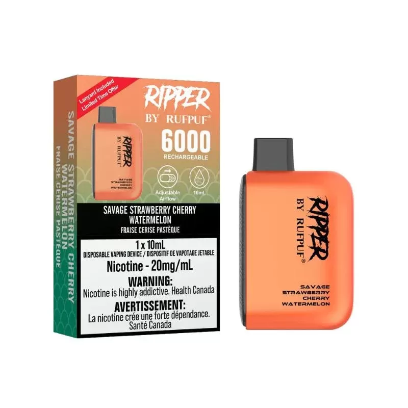 RIPPER 6000 – SAVAGE STRAWBERRY CHERRY WATERMELON