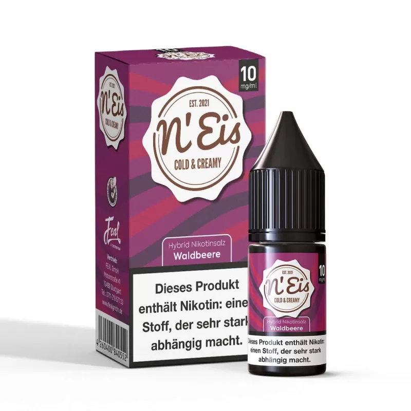 n’EIS Hybrid Nikotinsalz Liquid – Waldbeere - Vapebazar - Image 3