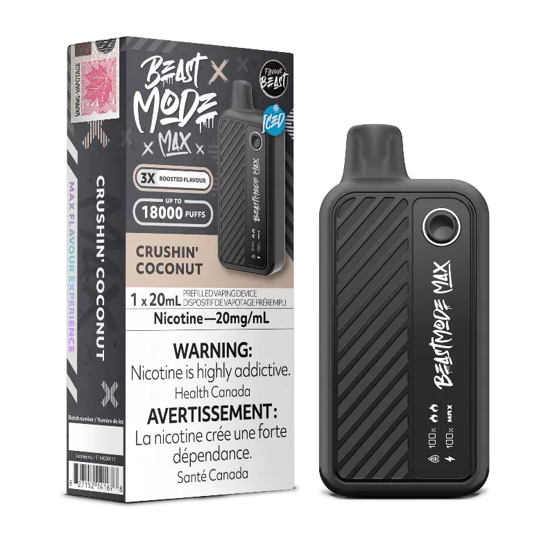 Beast Mode Max 18K Crushin’ Coconut Iced Disposable Vape