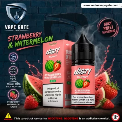 Strawberry Watermelon - Nasty Burst 30ml - 35 mg