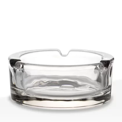 Round 3″ Glass Ashtray - Ejuicewarehouse