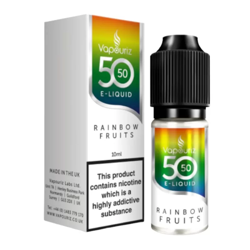 Rainbow Fruits E-Liquid 50/50 Series by Vapouriz (10ml) - 18mg