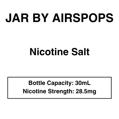 JAR By Airspops – Nic Salt – 30mL