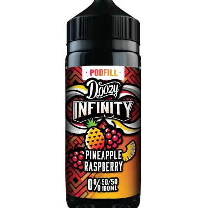 Pineapple Raspberry By Doozy Infinity Pod Fill 50/50 E-Liquid 100ml Shortfill
