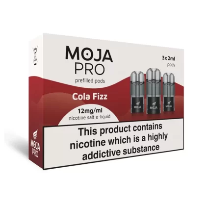 MOJA Pro Refill Pods - Cola Fizz (x3) - 12mg (1.2%)