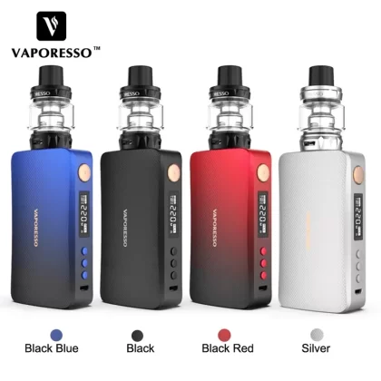 Original 220W Vaporesso GEN TC Box Mod Kit with 8ml SKRR-S Tank & GEN Mod
