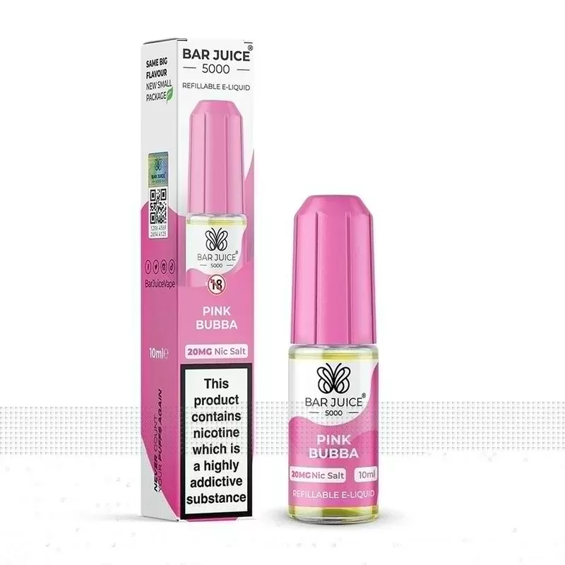 Bar Juice 5000 Pink Bubba Nic Salt Vape juice 10ml - Nicotine Strength#10mg>20MG