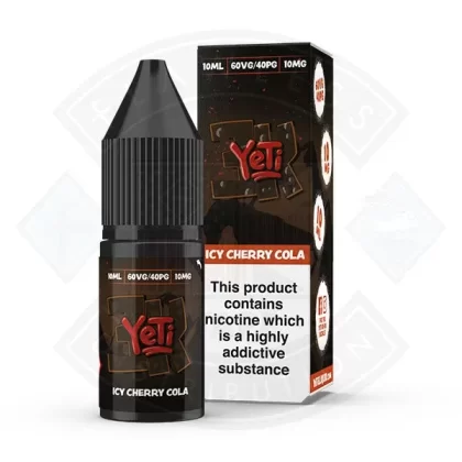 Yeti 3k Bar Salt-Icy Cherry Cola 10ml E Liquid - Strength#10mg>20mg