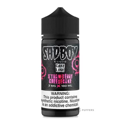 Sadboy Cake Line – Strawberry Cheesecake 100mL - Vape Product, Vape Product