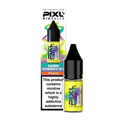 Pixl Dark Cherry Ice Nic Salt E-Liquid - 10 Pack - 10mg