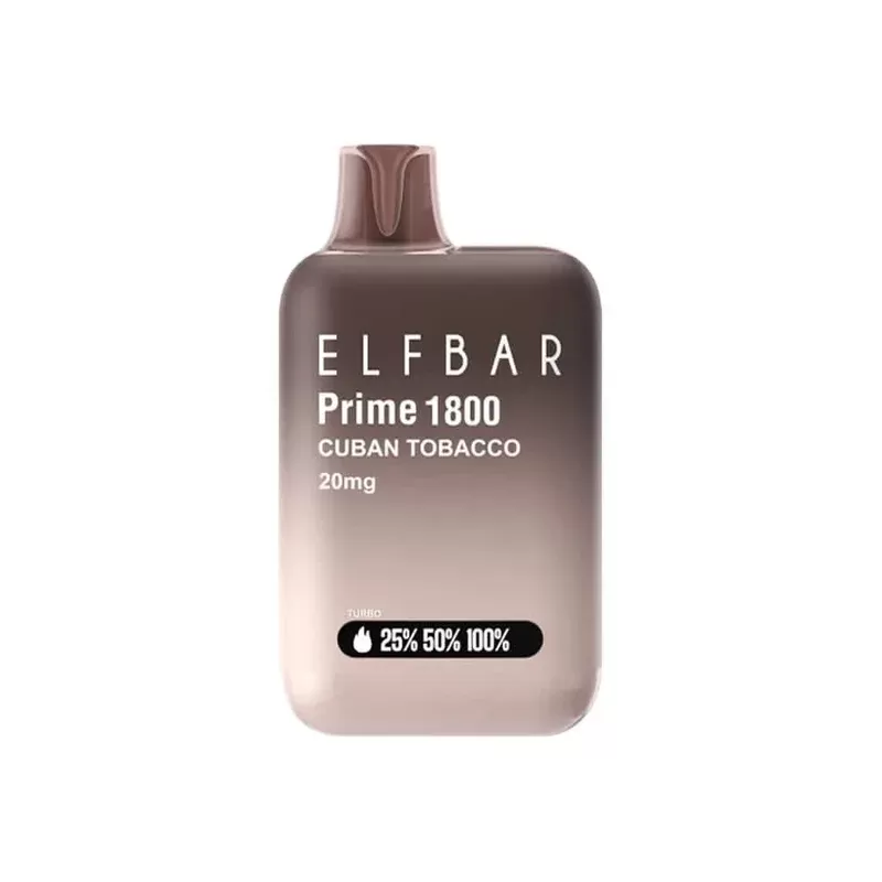 Elf Bar Prime 1800 Cuban Tobacco