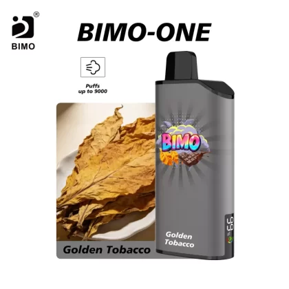 BIMO ONE 9000 Puffs – Golden Tobac - Vape Store