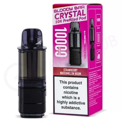 Strawberry Watermelon Bubblegum Bloody Bar Crystal 10K Refill Pack