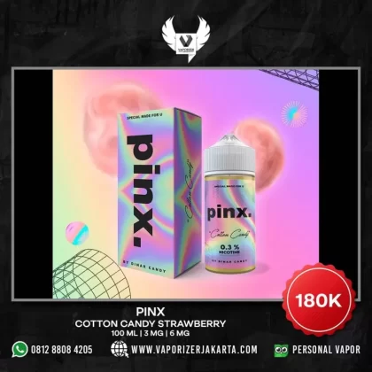 PINX COTTON CANDY STRAWBERRY 100 ML - 3 mg / 6 mg / 100 ml
