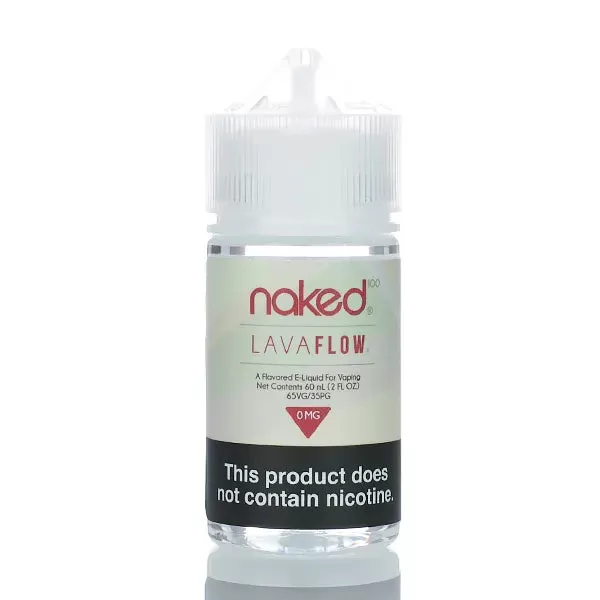 Naked 100 - No Nicotine Vape Juice - 60ml - Lava Flow - Image 3