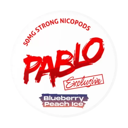 Blueberry Peach Ice Pablo Nicotine Pouches - Ecigwizard