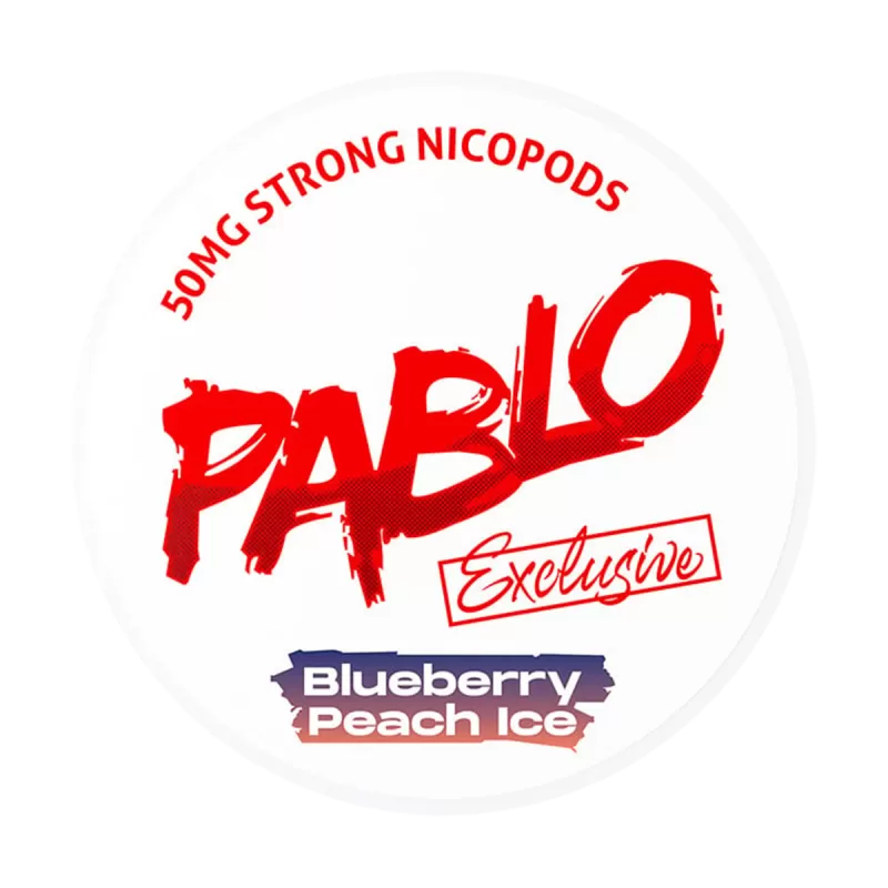 Blueberry Peach Ice Pablo Nicotine Pouches - Ecigwizard