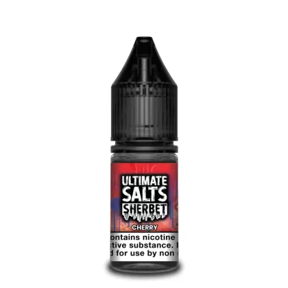 Ultimate Salts – Sherbet: Cherry – 10ml - B. 10mg, D. 20mg; 10ml - TPD Compliant