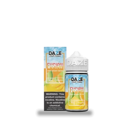 7 Daze Fusion Banana Cantaloupe Honeydew ICED 30ml Nic Salt Vape Juice - Vape Product