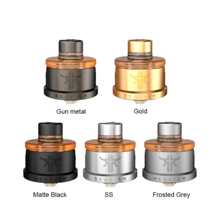 Vandy Vape Requiem RDA Tank - Frosted Grey