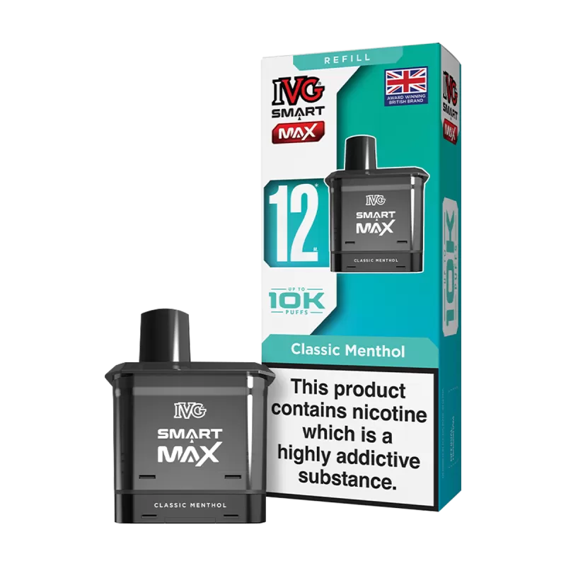 Classic Menthol IVG Smart Max Refill Pack - 20mg
