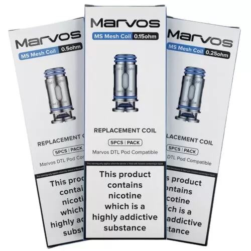 Freemax MS Series Coils - 5 Pack; 0.15 Ohms, 0.25 Ohms (18D21B) (18D21B)