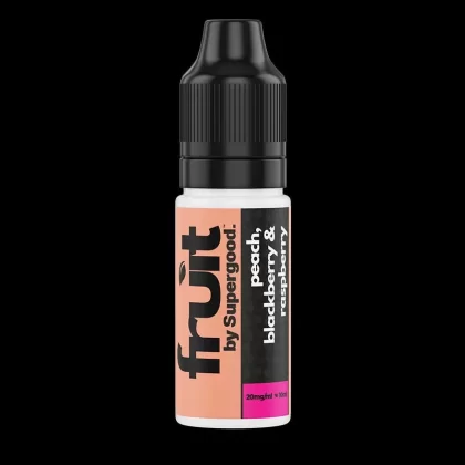 Peach Blackberry Raspberry By Supergood Fruits 10ml Nic Salt