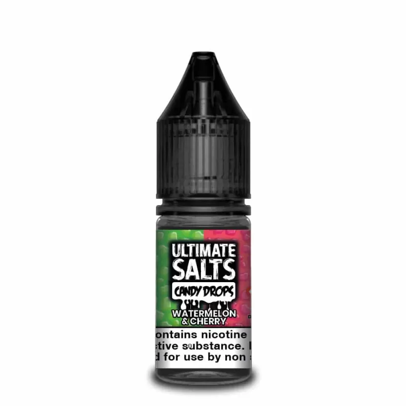 Ultimate Salts – Candy Drops: Watermelon & Cherry – 10ml - Vapestorm Co