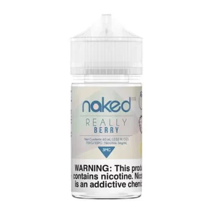 Naked 100 Premium E-Liquid 60ml - Strawberry Pom (Menthol) / 3mg