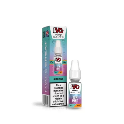IVG Pro Salts Gum Mint 10ml E-Liquid