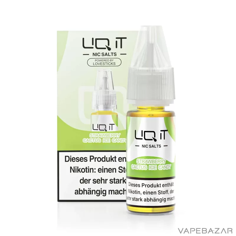 Lovesticks LIQ IT Liquid – Strawberry Cactus Candy Ice - 6mg/ml, 12mg/ml; Erdbeere, Eisbonbon - Image 3
