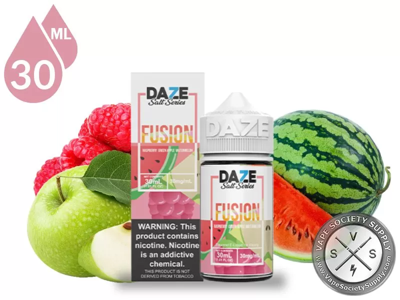 Raspberry Green Apple Watermelon 7 Daze Fusion Salt 30ml