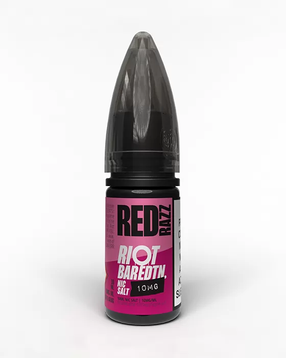 Red Razz Nic Salt E-Liquid - Riot Bar Edition - 10mg - PG 60% - Image 2