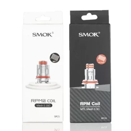 SMOK RPM Series Coils - 5 Pack; 0.3 Ohm Mesh MTL, 0.4 Ohm Mesh (382471) (382471)