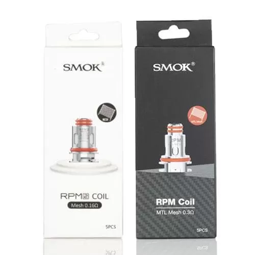 SMOK RPM Series Coils - 5 Pack; 0.3 Ohm Mesh MTL, 0.4 Ohm Mesh (382471) (382471)