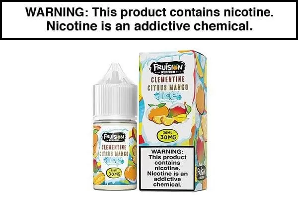 CLEMENTINE CITRUS MANGO ICE BY FRUISION SALTS 30ML - Vapejuice