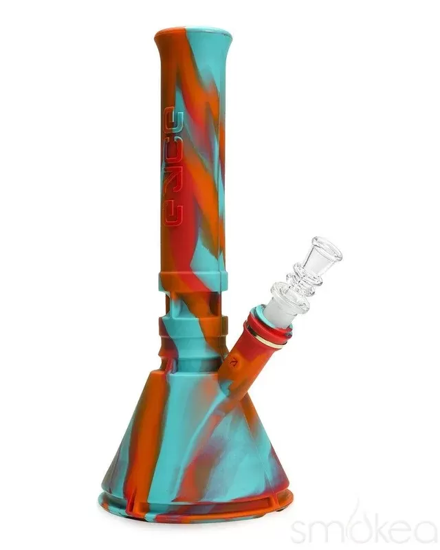 Eyce Silicone Beaker Bong - Color#Arcadia Camo>Bangin>Black>Blue Marble>Camo>Creature Green>Dark Green>Flower Purple>Fuego>Heli Red>Jungle>Lucifer Red>Magenta>Rifle Camo>Smoke Black>Winter