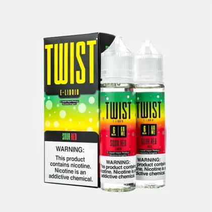 Twist E-Liquids Sour Red – Watermelon 120ml Vape Juice
