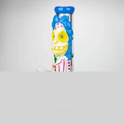 13″ Resin 3D Artwork 7mm Clown Glass Beaker - Eliquidsupply